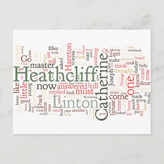 Word Cloud Briefkaart (Voorkant)