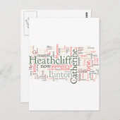 Word Cloud Briefkaart (Voorkant / Achterkant)