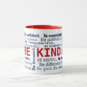 Word Cloud inspirerend woorden Mok (Midden)