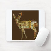 Word Cloud jagen Muismat (Met muis)