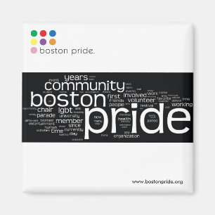 Word Cloud Magnet Square Magneet