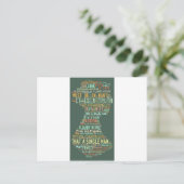 Word Cloud Pride en Prejudice Briefkaart (Staand voorkant)