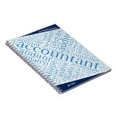 Word Cloud van accountants Notitieboek (Rechterzijde)
