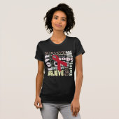 Word Collage Inspiration T-Shirt for Stroke, AIDS (Voorkant volledig)