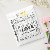 Word Collage stimuleren Bedankzakje (Gezegeld)