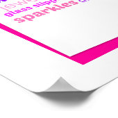 Word Collage voor een prinses Poster (Hoek)