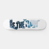Word de vlot-tekstbrekingsgolf van de vlot skateboard (Horizontaal)