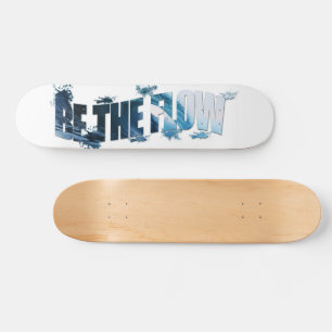 Word de vlot-tekstbrekingsgolf van de vlot skateboard