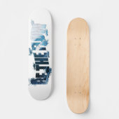 Word de vlot-tekstbrekingsgolf van de vlot skateboard (Voorkant)