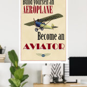 Word een Aviator Poster (Thuiskantoor)