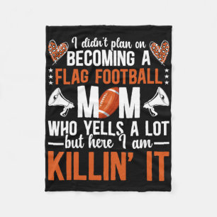 Word een Football moeder van een vlag Football PL Fleece Deken