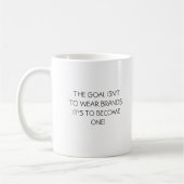 Word een merk, niet alleen Draag - koffie Mok (Links)