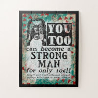 Word een sterk Man - Funny Vintage Ad