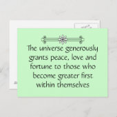 Word eerst groter briefkaart (Voorkant / Achterkant)