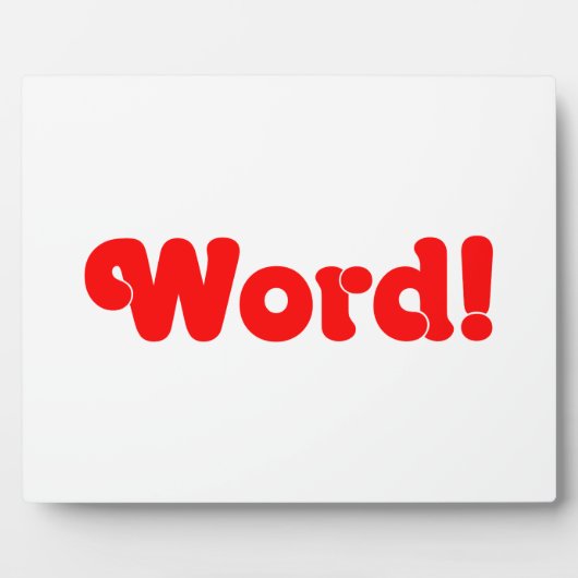 Word! Fotoplaat (Voorkant)