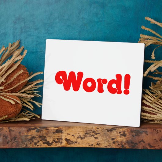 Word! Fotoplaat (Zijkant)