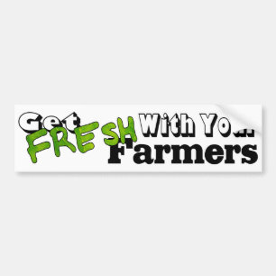 Word fris met je boeren bumpersticker