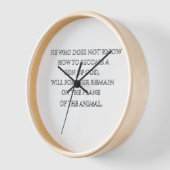 word Gods Zoon – spirituele muurklok (Hoek)