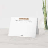  - Word goed met chocolade Kaart (Achterkant)