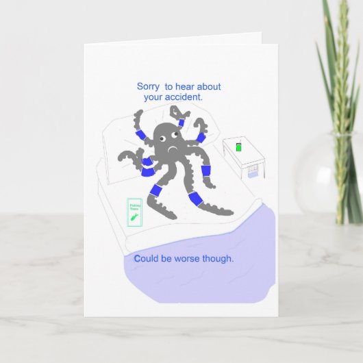 Word goed na ongeval kaart (Voorkant)