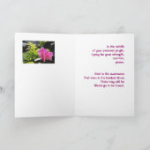 Word goed Orchideeën Kaart (Binnen)