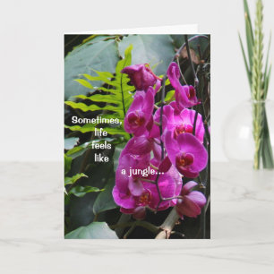 Word goed Orchideeën Kaart