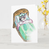 word goed spoedig: bed kaart (Gele Bloem)