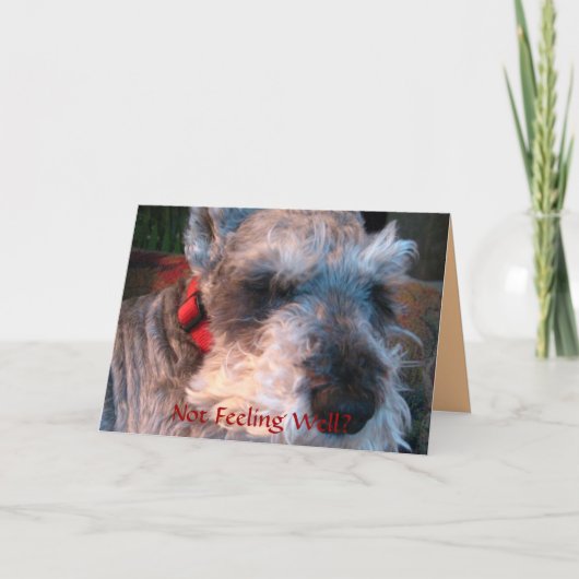 Word goed spoedig, Hoopvol Kaart (Voorkant)