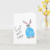 Word goed spoedig kaart (Gele Bloem)