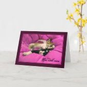 Word goed spoedig kaart (Gele Bloem)