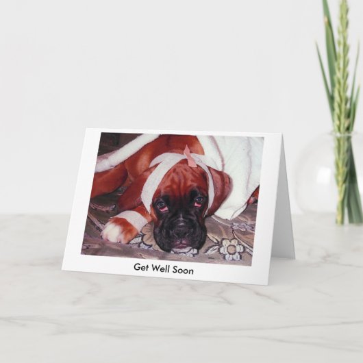 Word goed spoedig kaart (Voorkant)