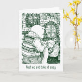 Word goed spoedig Kaart - Siësta (Gele Bloem)