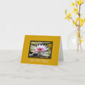 "Word goed Wensen " Kaart (Gele Bloem)