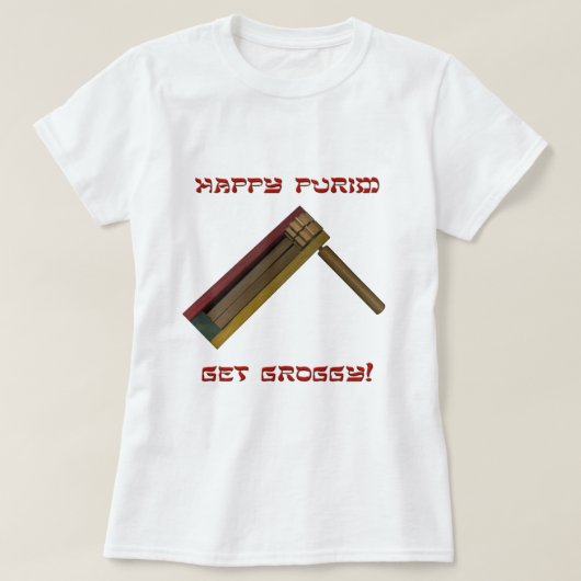 Word groggy! t-shirt (Design voorkant)