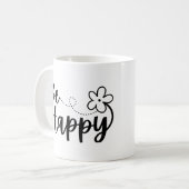 Word Happy Spring Summer Koffiemok (Voorkant links)