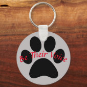 Word hun stem-Sleutelhanger Sleutelhanger (Voorkant)