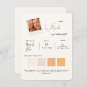 Word Je Mijn Bruidsmeisje Foto Bruidsmeisje Voorst Kaart (Voorkant / Achterkant)