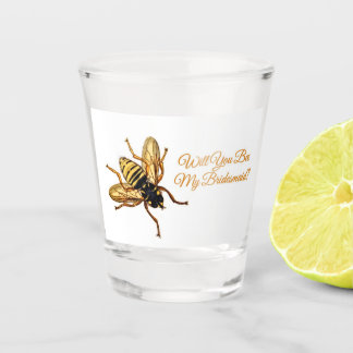 Word je mijn bruidsmeisje shot glas