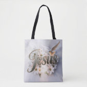 Word Jésus sacs fourre-tout chrétien (Devant)