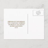 Word jij mijn bruidsmeisje kaart boho floral? (Achterkant)