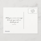 Word jij mijn bruidsmeisje Tropical Floral briefka Uitnodiging Briefkaart (Achterkant)