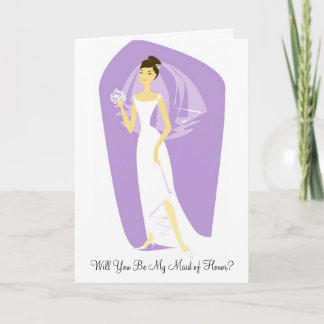 Word jij mijn Maid of Honor? Huwelijksuitnodiginge