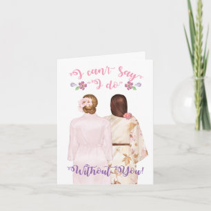 Word jij mijn Maid of Honor Kaart?