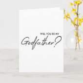 Word jij mijn peetvader? kaart (Gele Bloem)