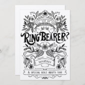 Word jij mijn ringdrager? kaart (Voorkant / Achterkant)