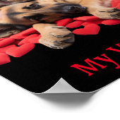 Word jij mijn Valentijn Duitse Herder Poster? Poster (Hoek)