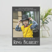 Word jij onze ringdrager? Fotokaart Kaart (Staand voorkant)