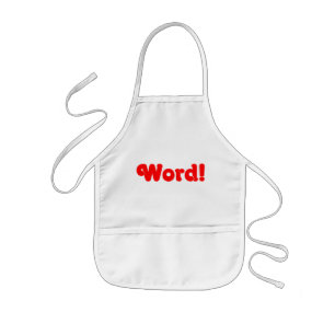 Word! Kinder Schort