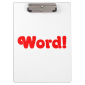 Word! Klembord (Voorkant)