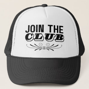 Word lid van de club trucker pet